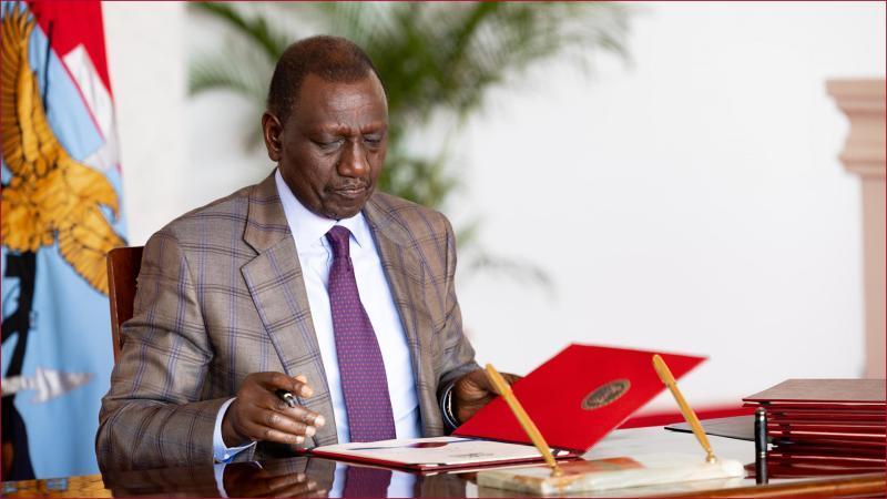 File photo of President William Ruto.